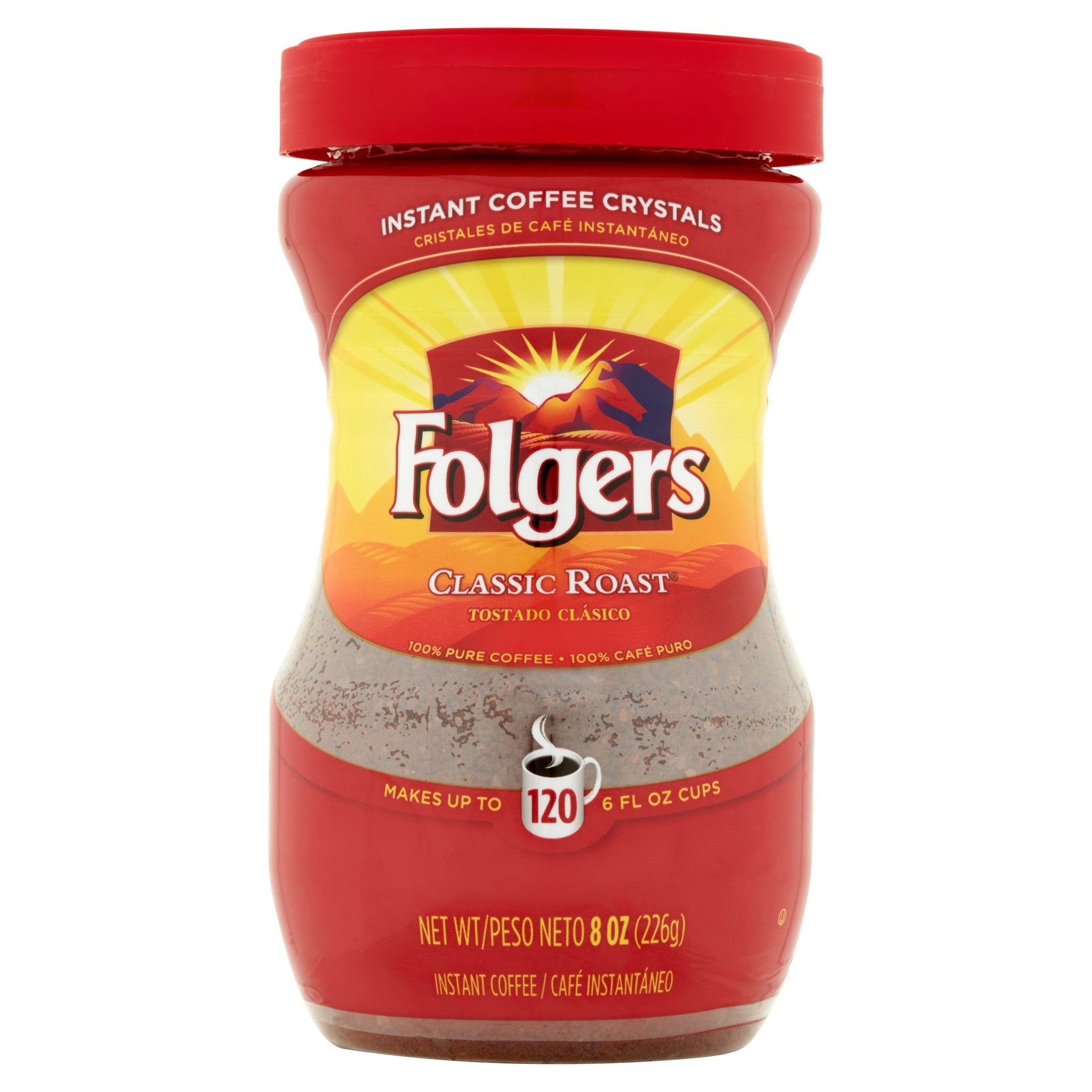 stm>Folgers Instant Coffee 6oz, 113gr