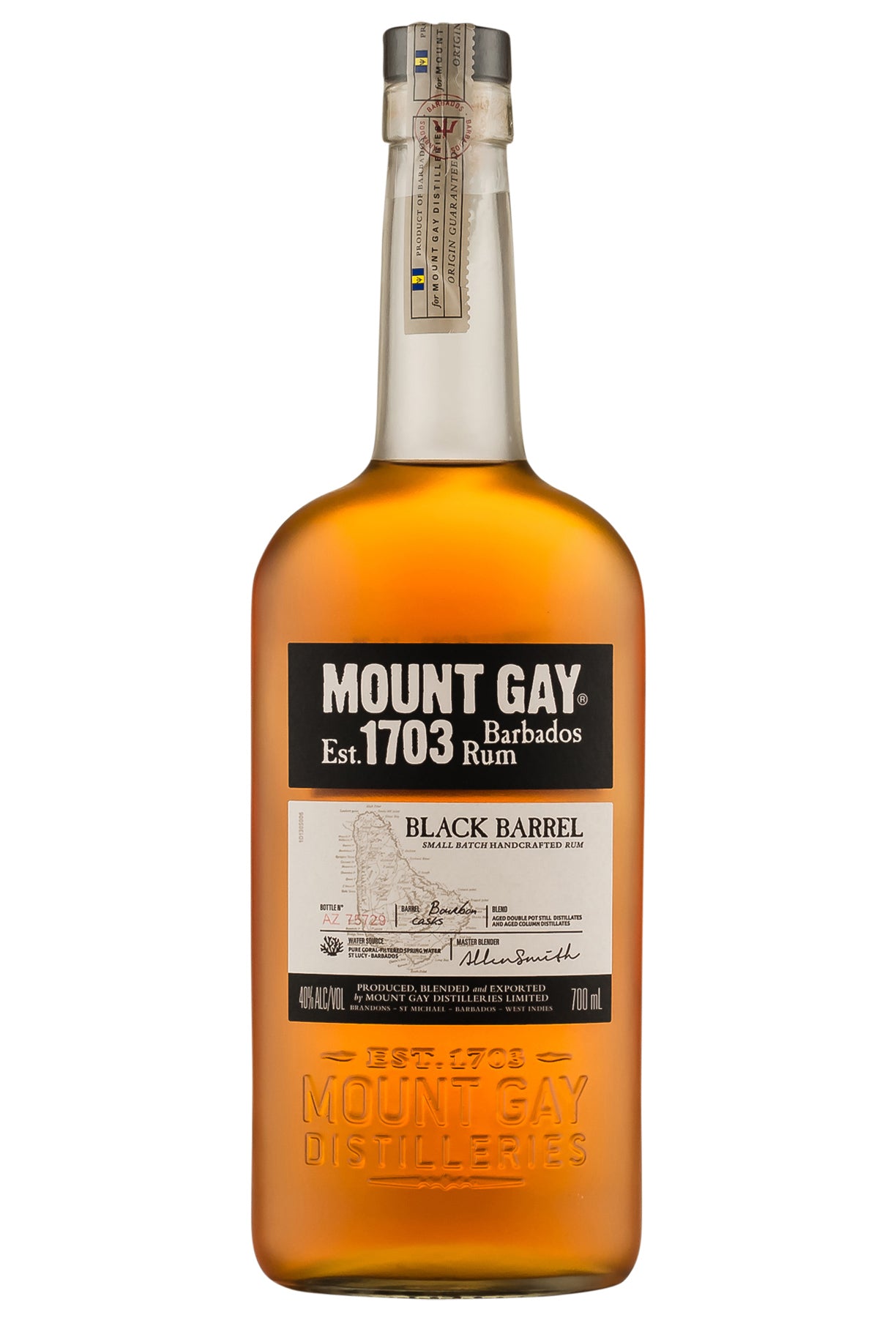 gre>Mount Gay Black Rum - 750 ml