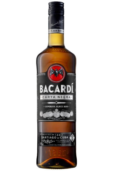 por>Bacardi Dark Rum, 70cl