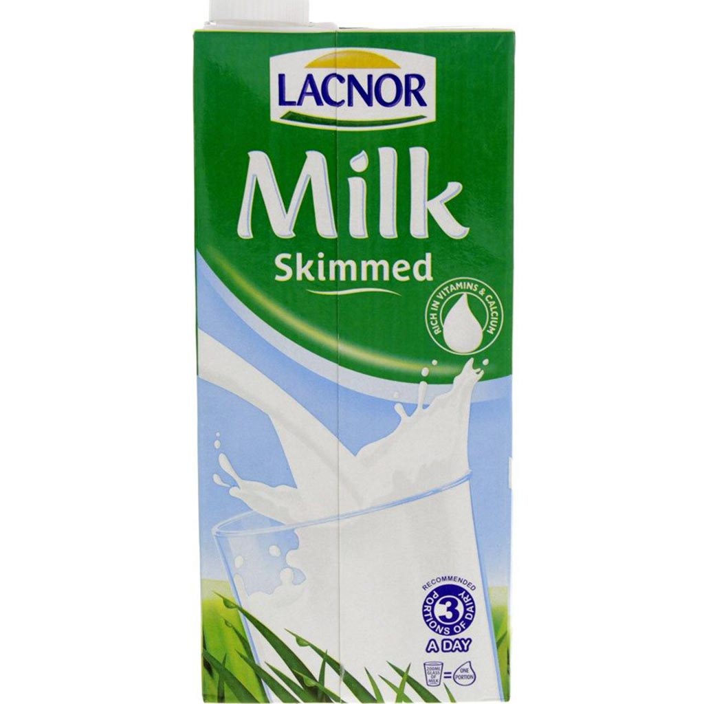sey>Lacnor/Dutch Lady Milk Skimmed, 1L