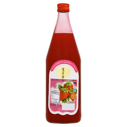 tha>Golden Pan Strawberry flavour Cordial squash mix 4:1 750 ml