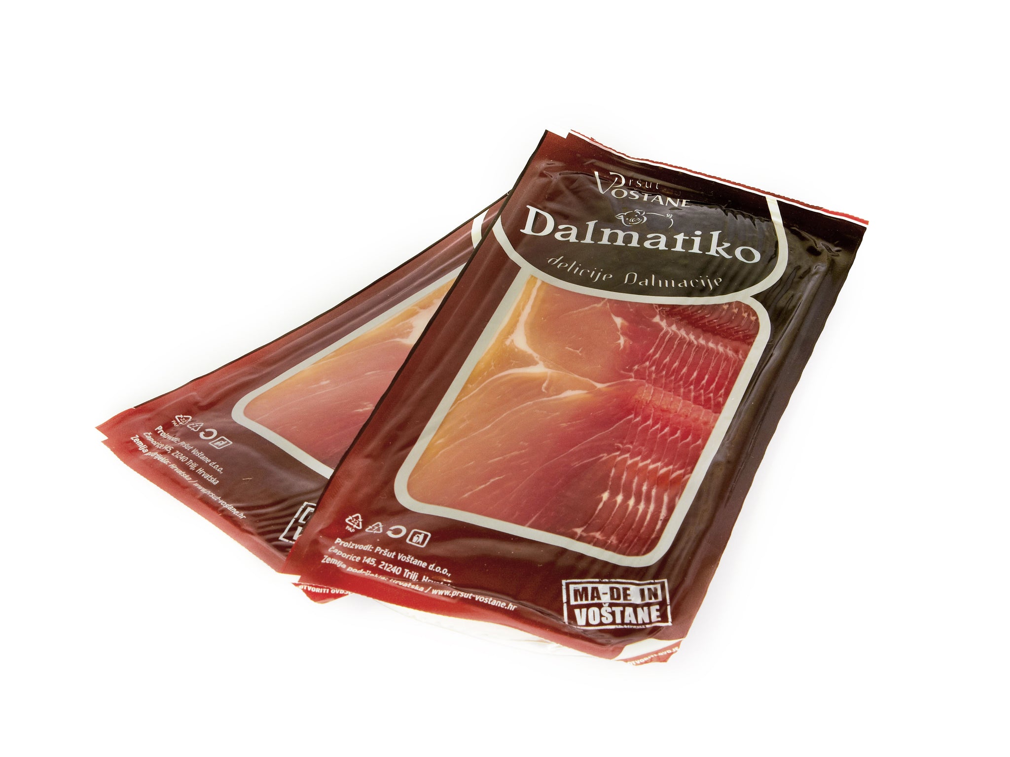 aga>Traditional Dalmatian prosciutto in slices 80g Dalmatiko