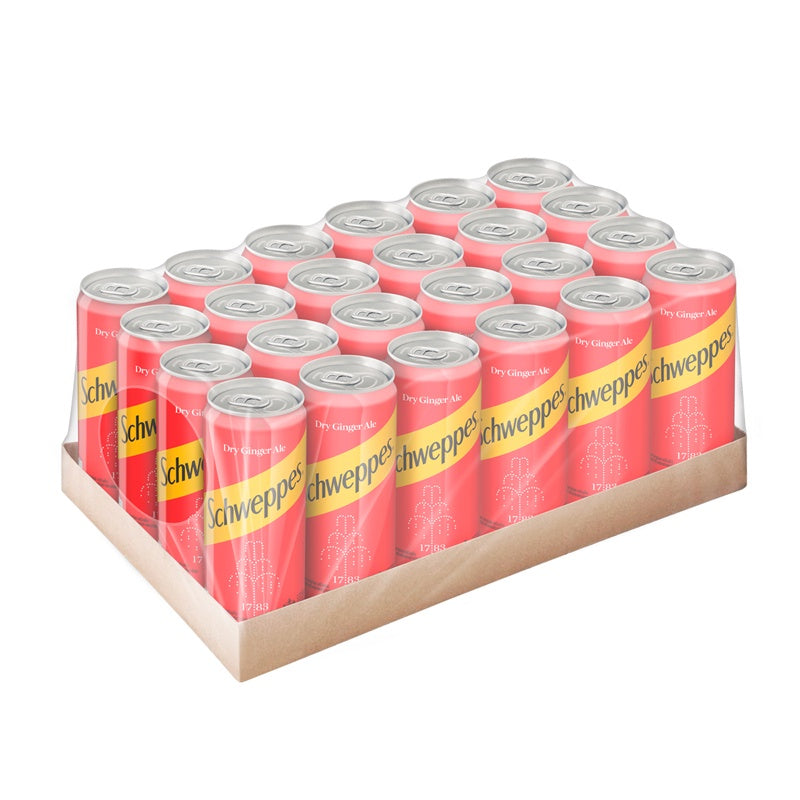 tha>Schweppes dry ginger ale 24 x 330 ml cans