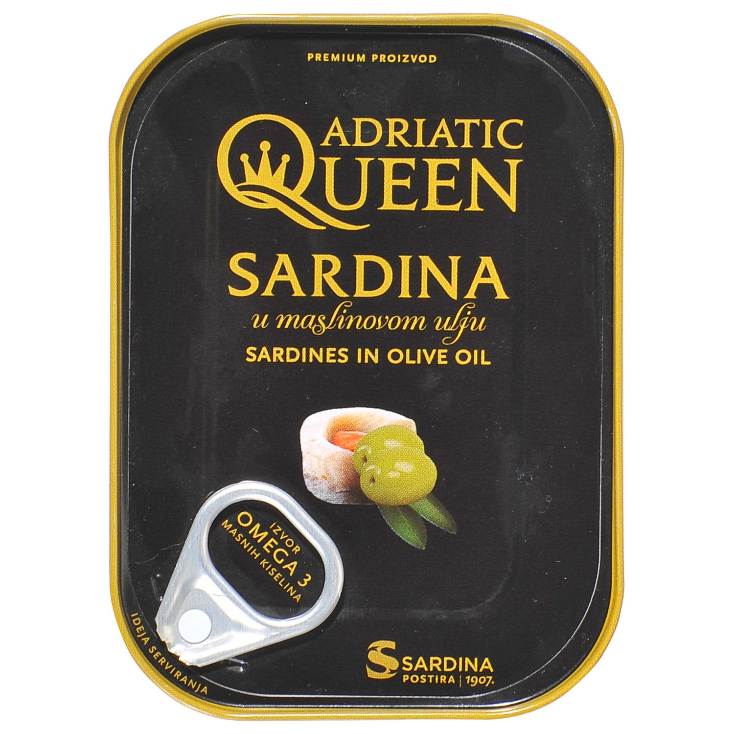 aga>Adriatic Queen Sardines in Olive oil 73,5g