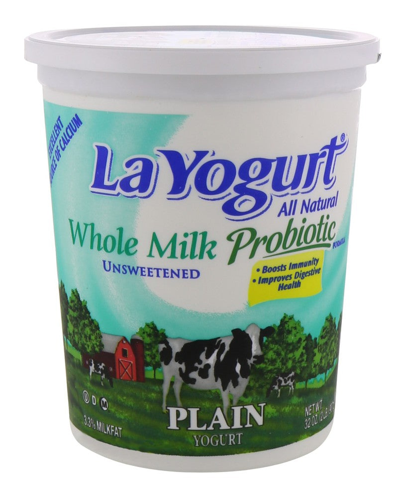 aba>La Yogurt, Plain Yoghurt, 32 oz