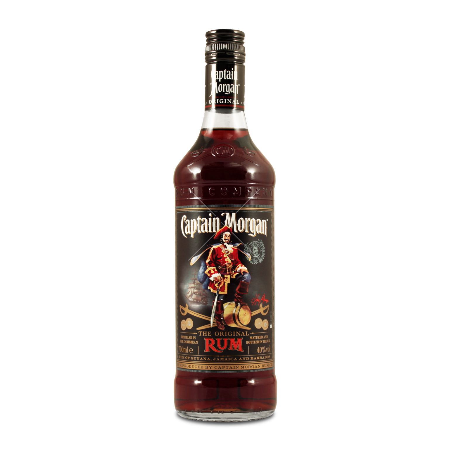 aga>Captain Morgan Dark Rum 0.7l