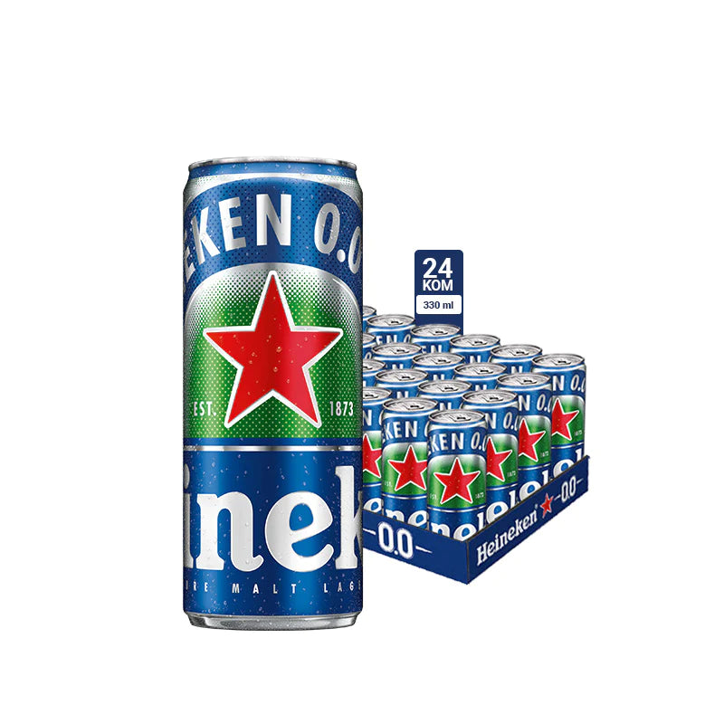 aga>Heineken Non-Alcoholic Beer 0.33l (24 pack)