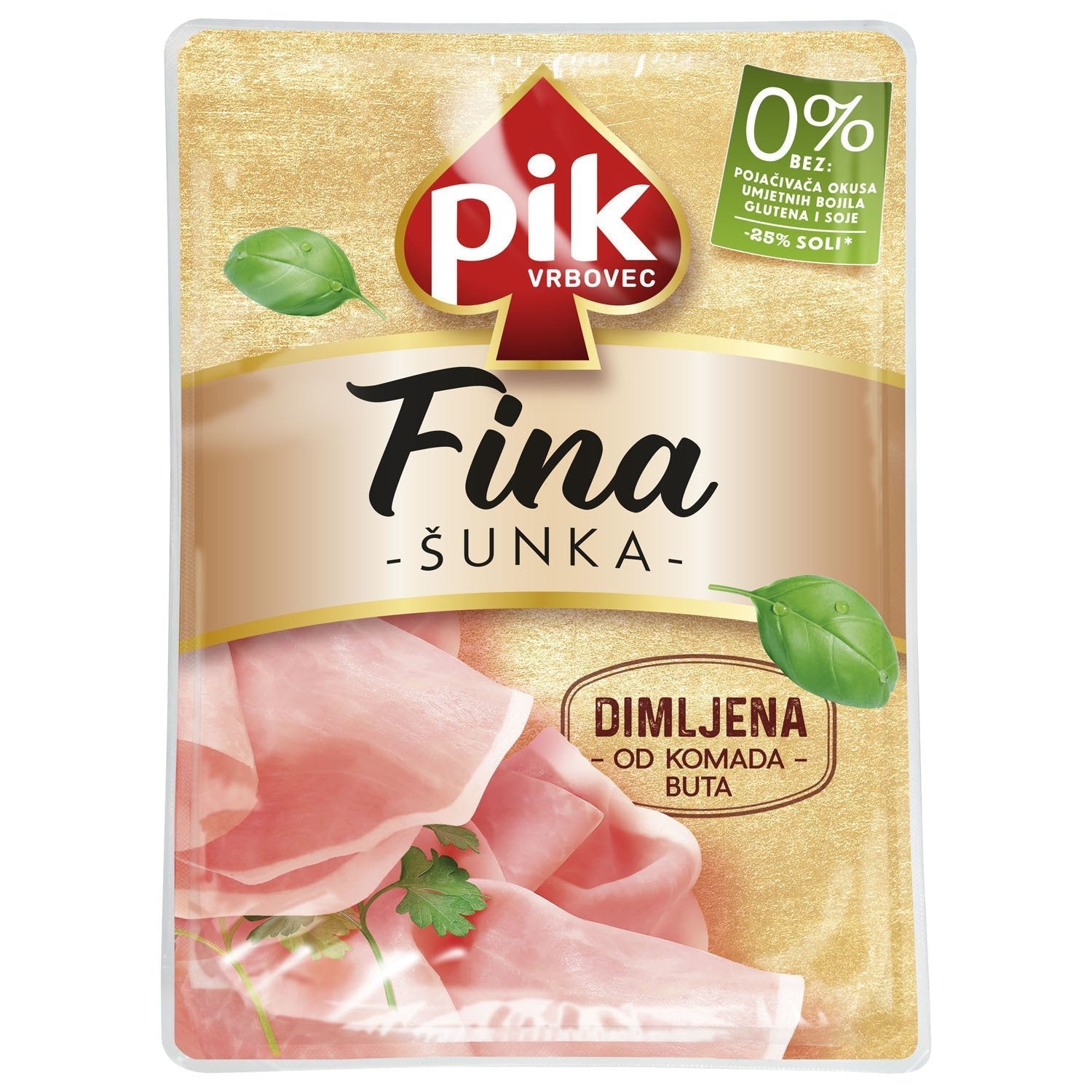 dub>Unsmoked Ham slices PIK 150g