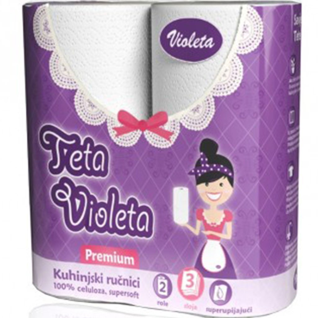 aga>Paper Towels Violeta, 2 rolls