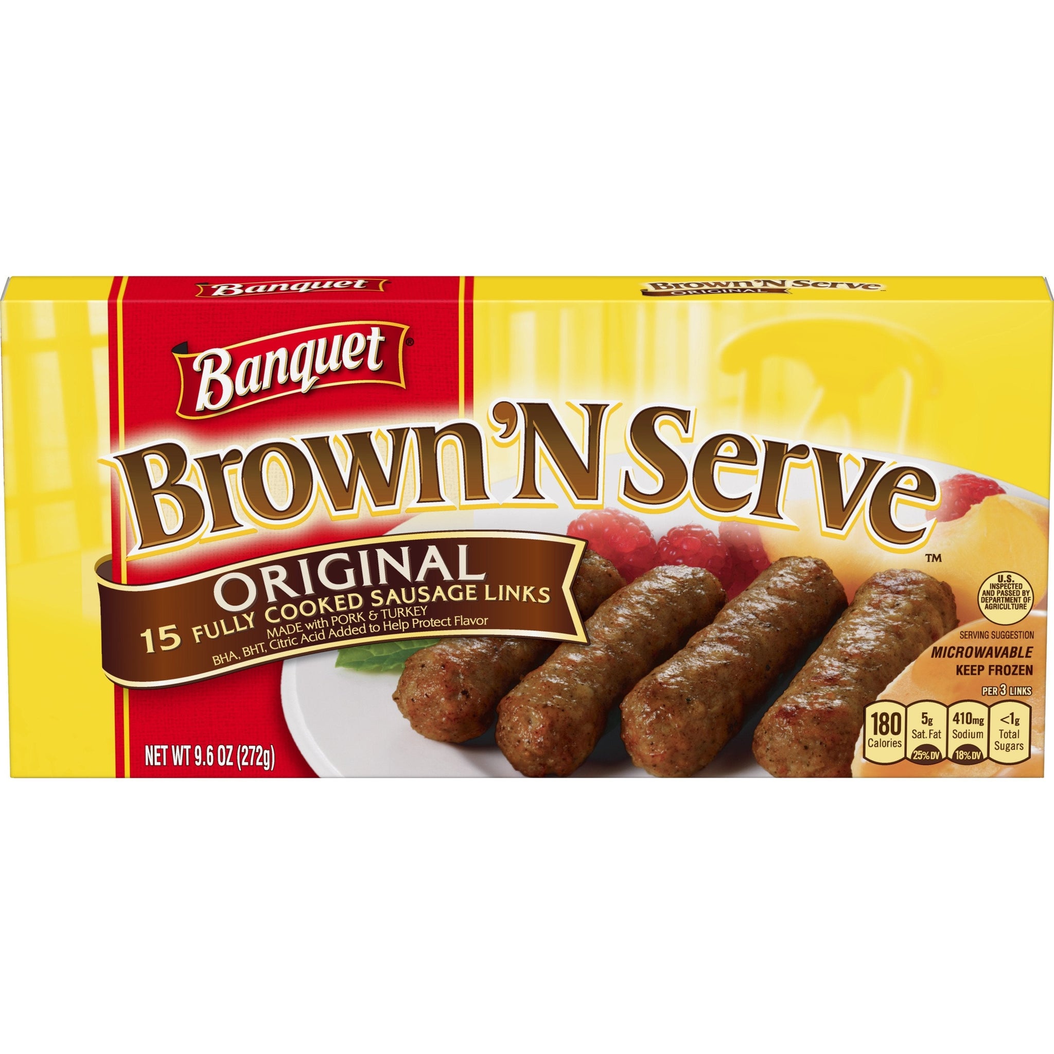 aba>Banquet Breakfast Sausage, 12oz (340g)