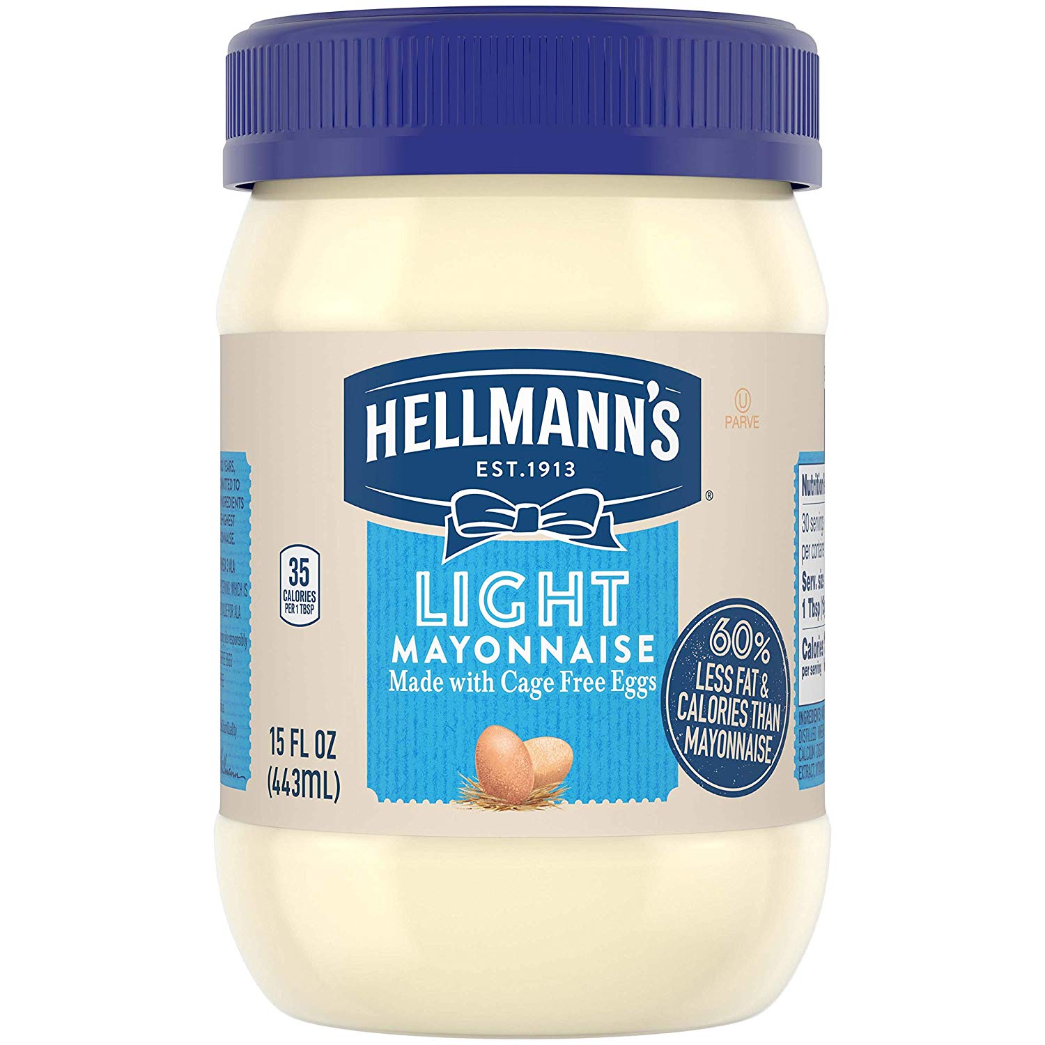 bah>Hellman's Light Mayonnaise, 15 oz