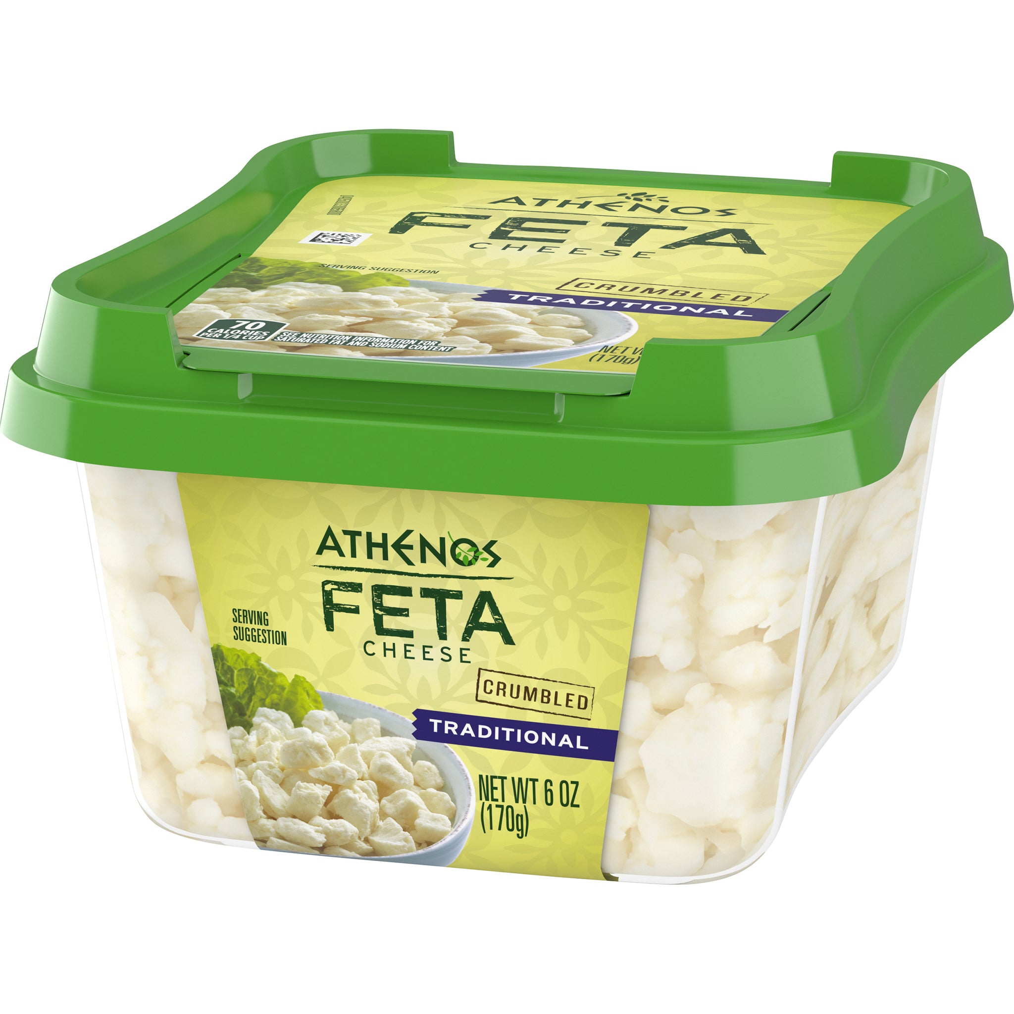 bah>Athenos Feta Cheese, 8oz (230g)