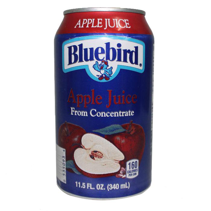 aba>Bluebird Apple Juice, 12oz