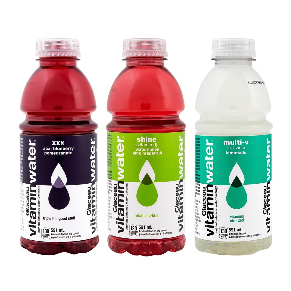 aba>Glaceau Vitamin Water Assorted Flavors, 591ml