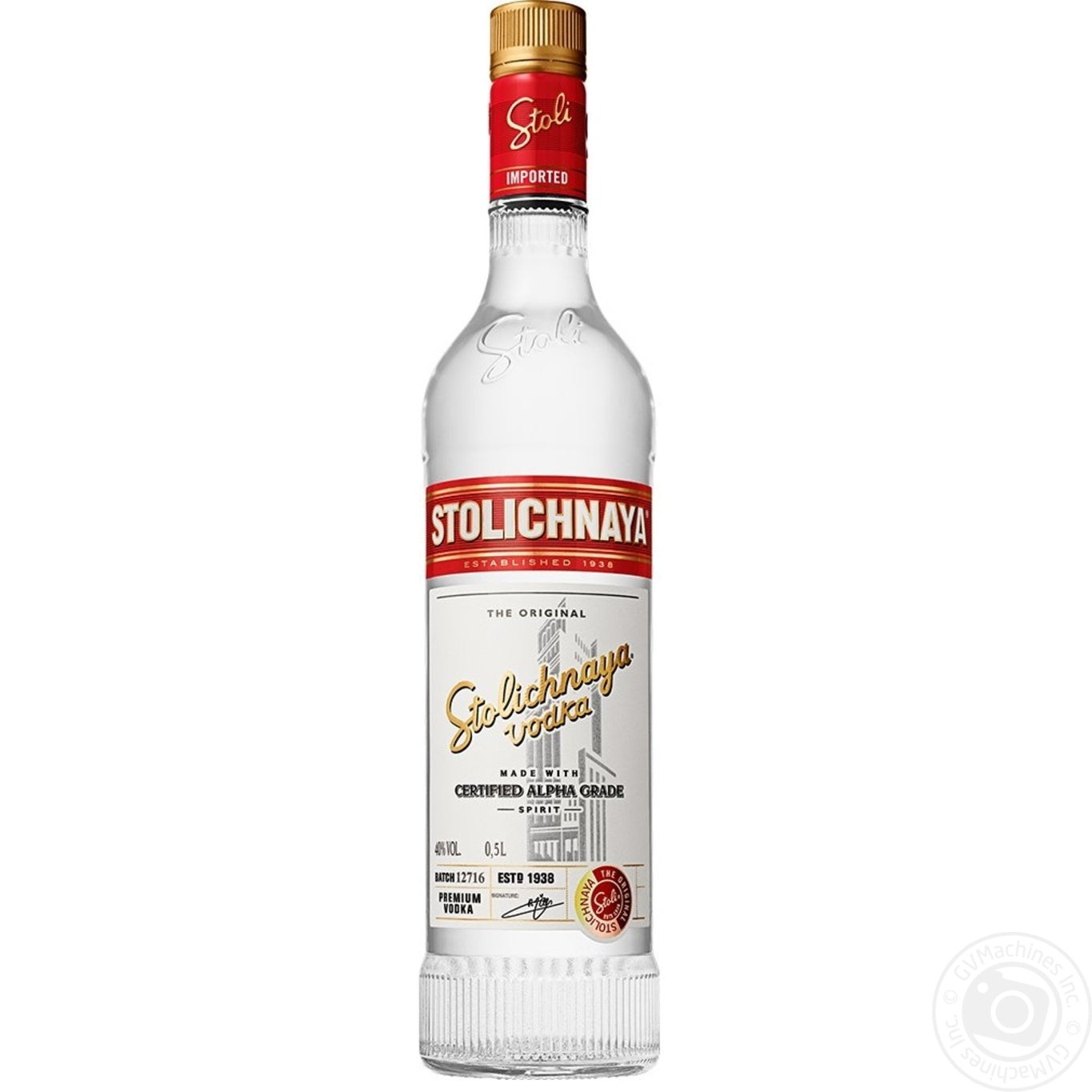 bah>Stolichnaya Vodka, litre