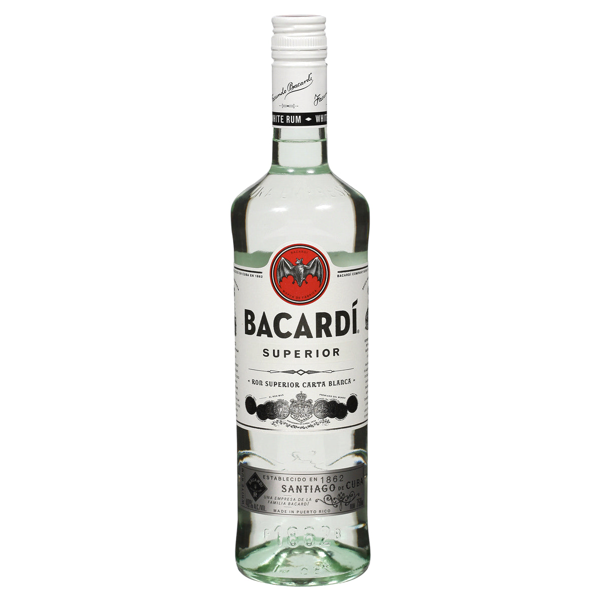 bah>Bacardi Superior Rum, 1 litre