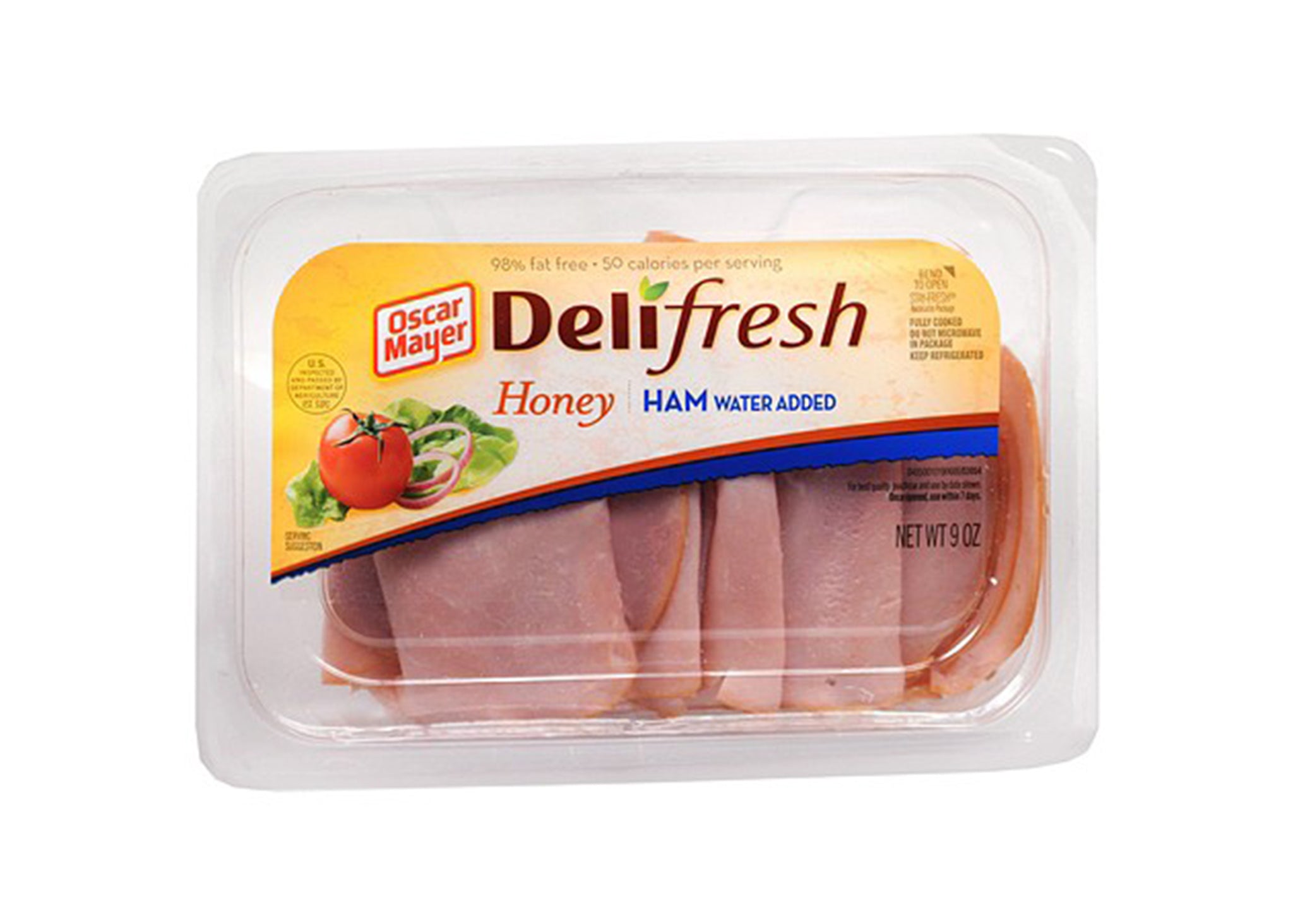 bah>Oscar Mayer Deli Shaved Ham (sliced), 12 oz