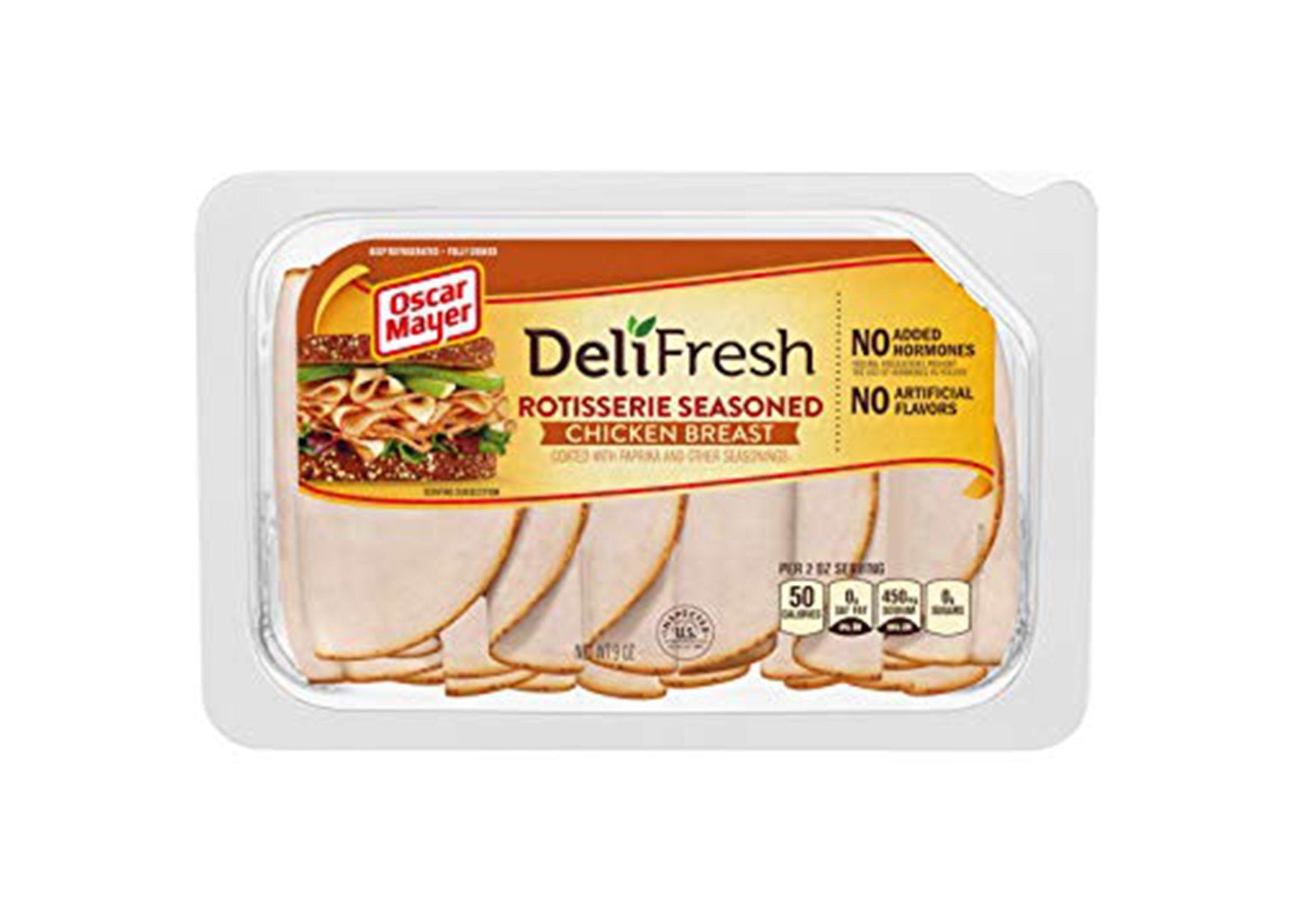 aba>Oscar Mayer Deli Shaved Chicken Breast (sliced), per lb