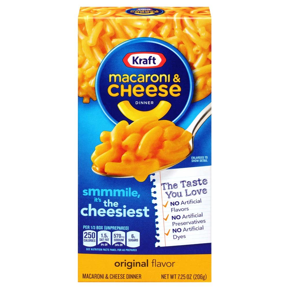 bah>Kraft Macaroni & Cheese, 7oz (200g)