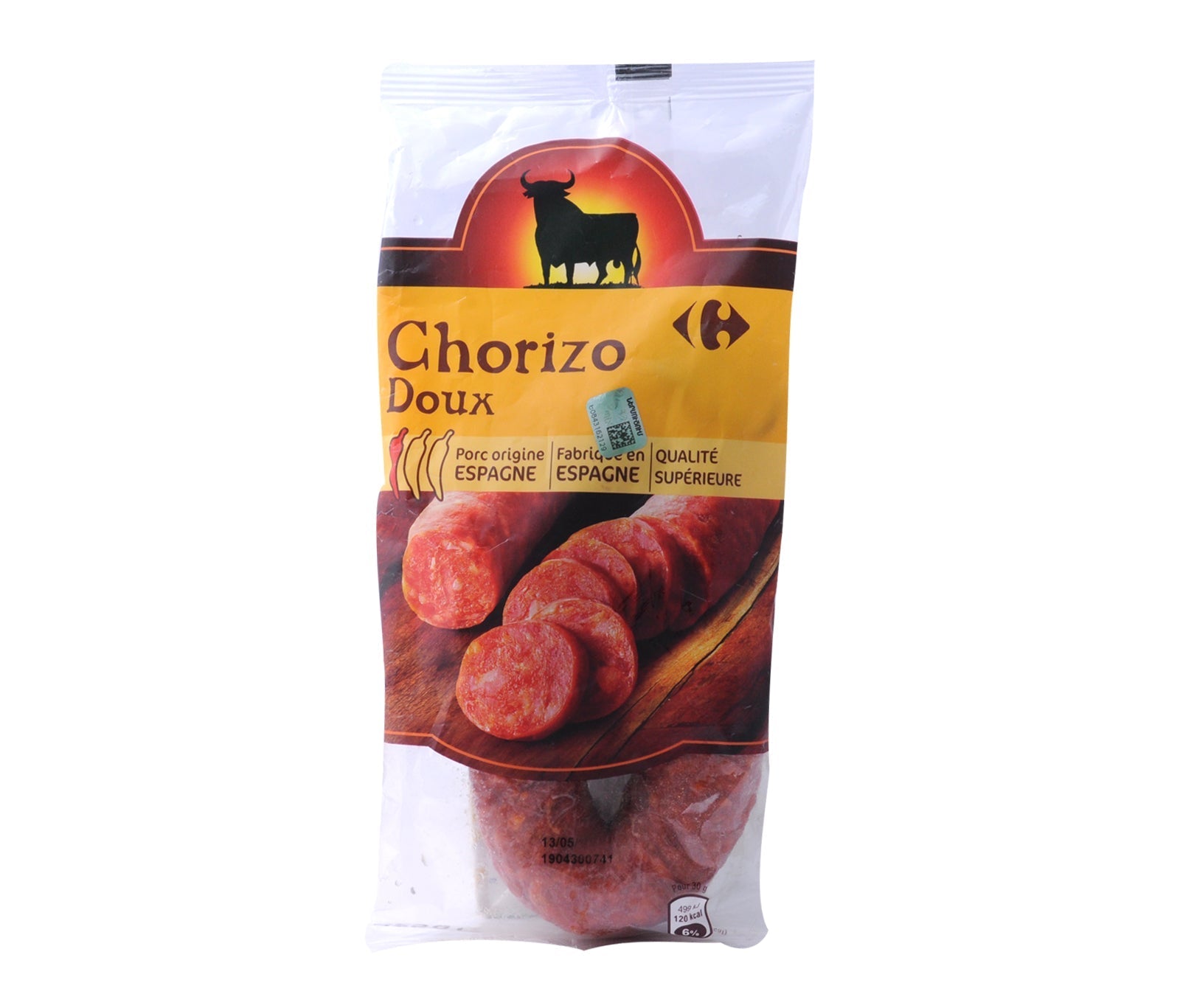 stm>Chorizo, Carrefour, one