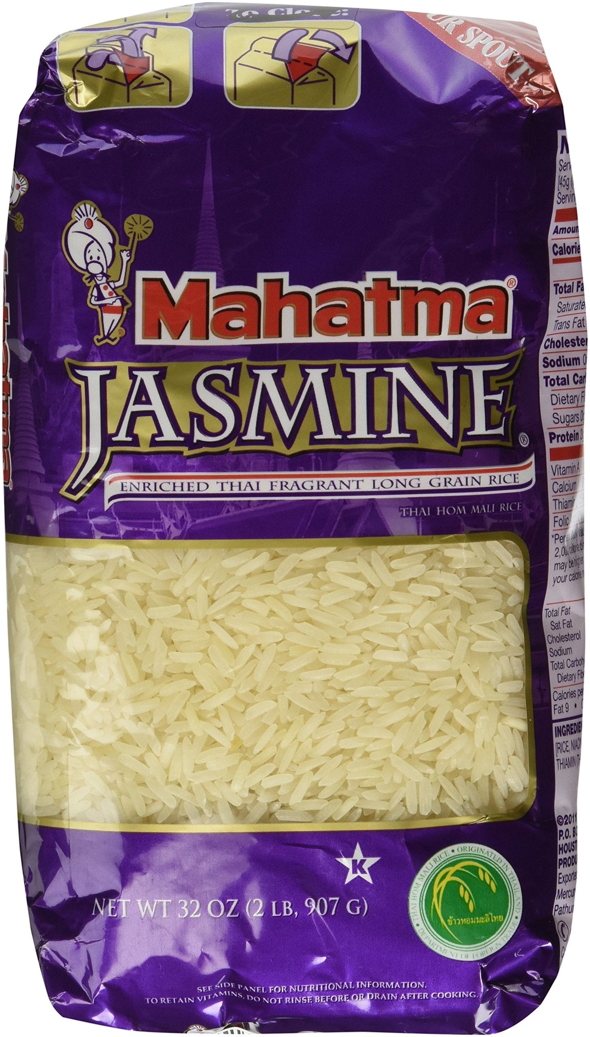 stm>Mahatma Jasmine Rice 2 lbs, 907gr