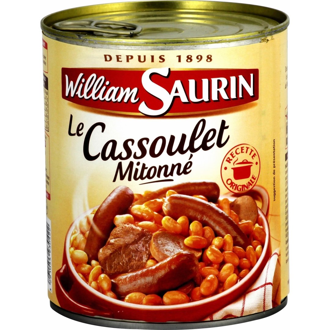 stm>William Saurin Cassoulet, 2 pers 840gr, can