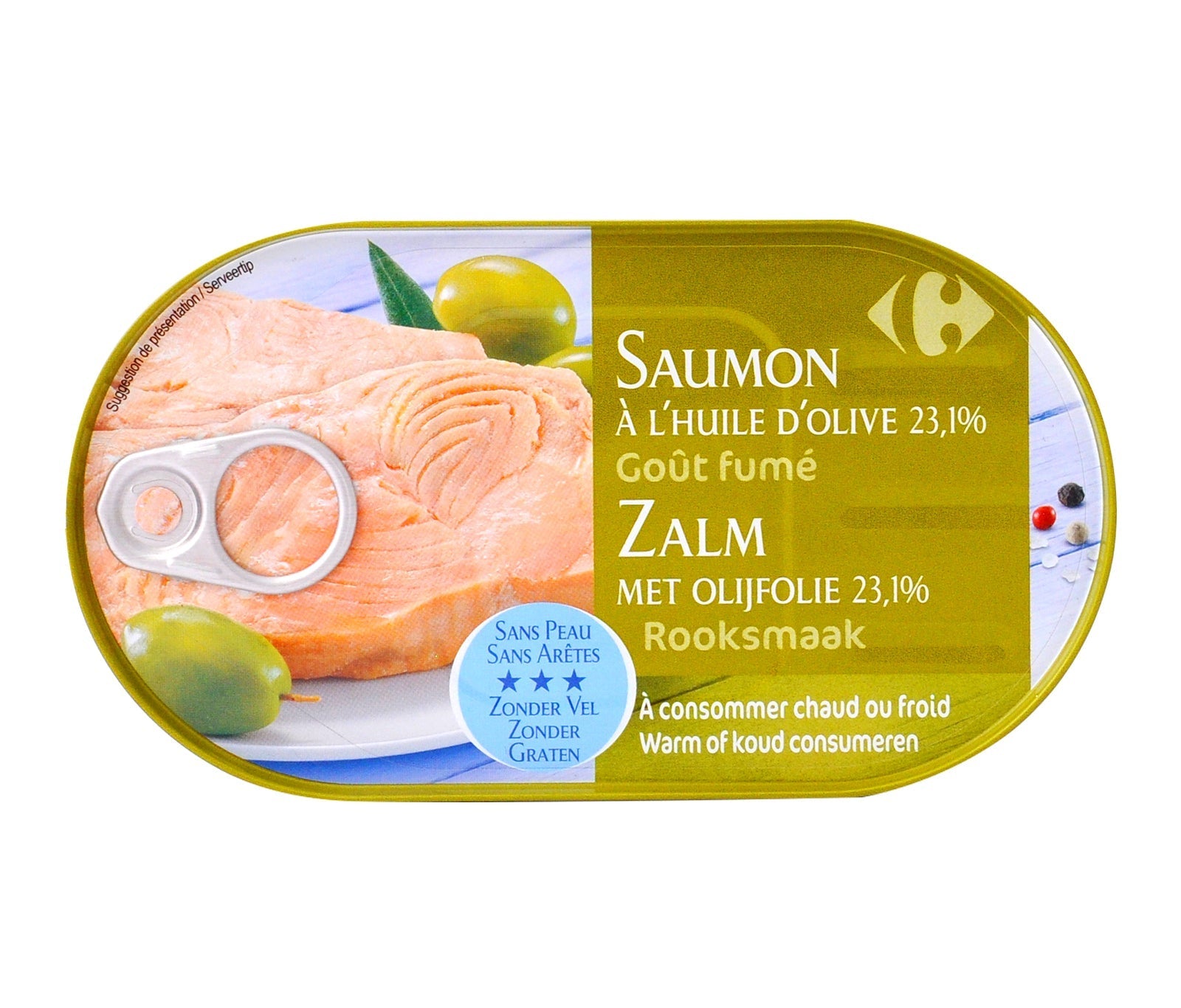 stm>Pink Salmon, canned 6oz, 170g, Carrefour