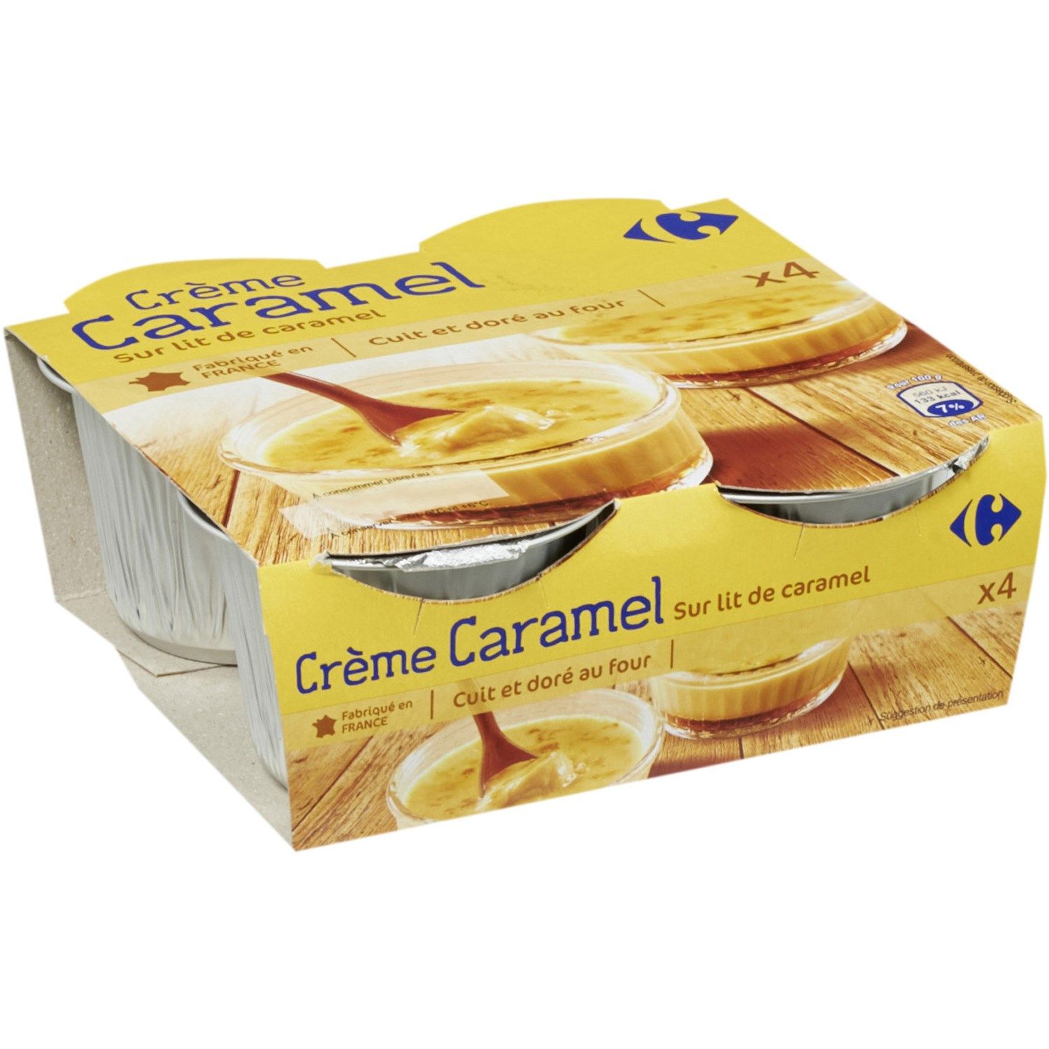 stm>Cream Caramel, Carrefour 4x125gr