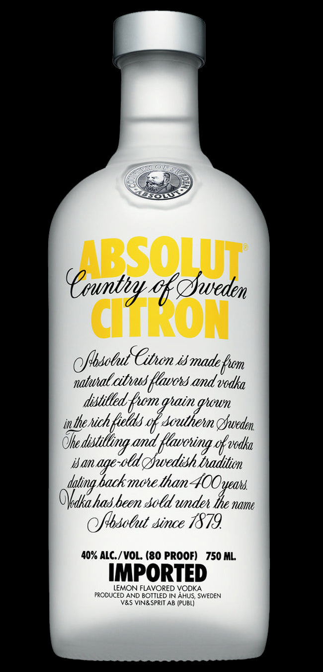 stl>Absolut Citron Vodka - 750 ml