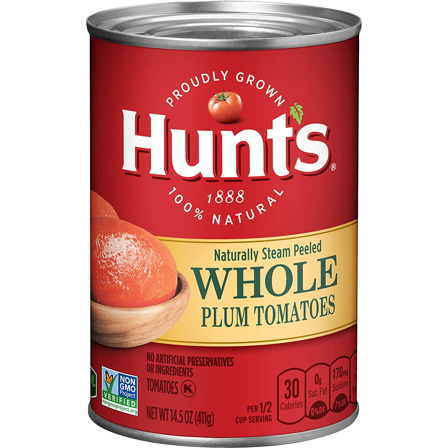 gre>Hunts Canned Whole Tomatoes -14oz Canned