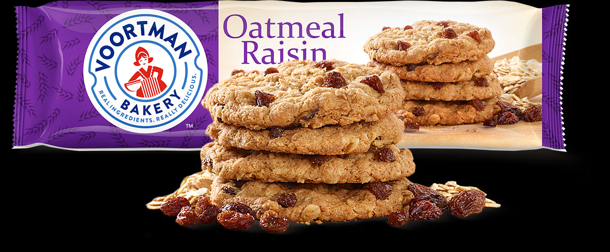 gre>Voortman Oatmeal & Raisin - Cookies - per packet