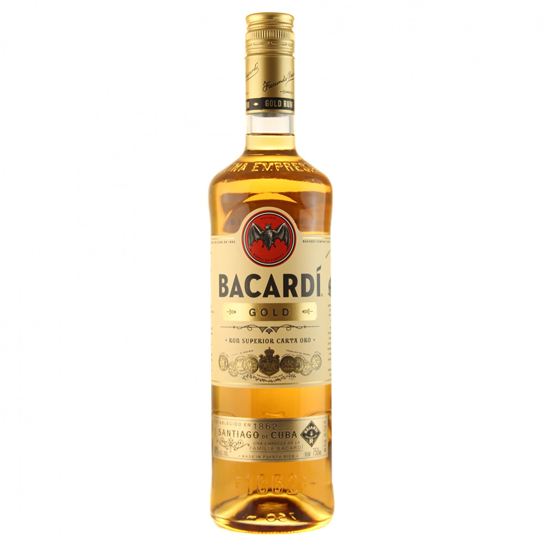gre>Bacardi Gold Rum - 750ml