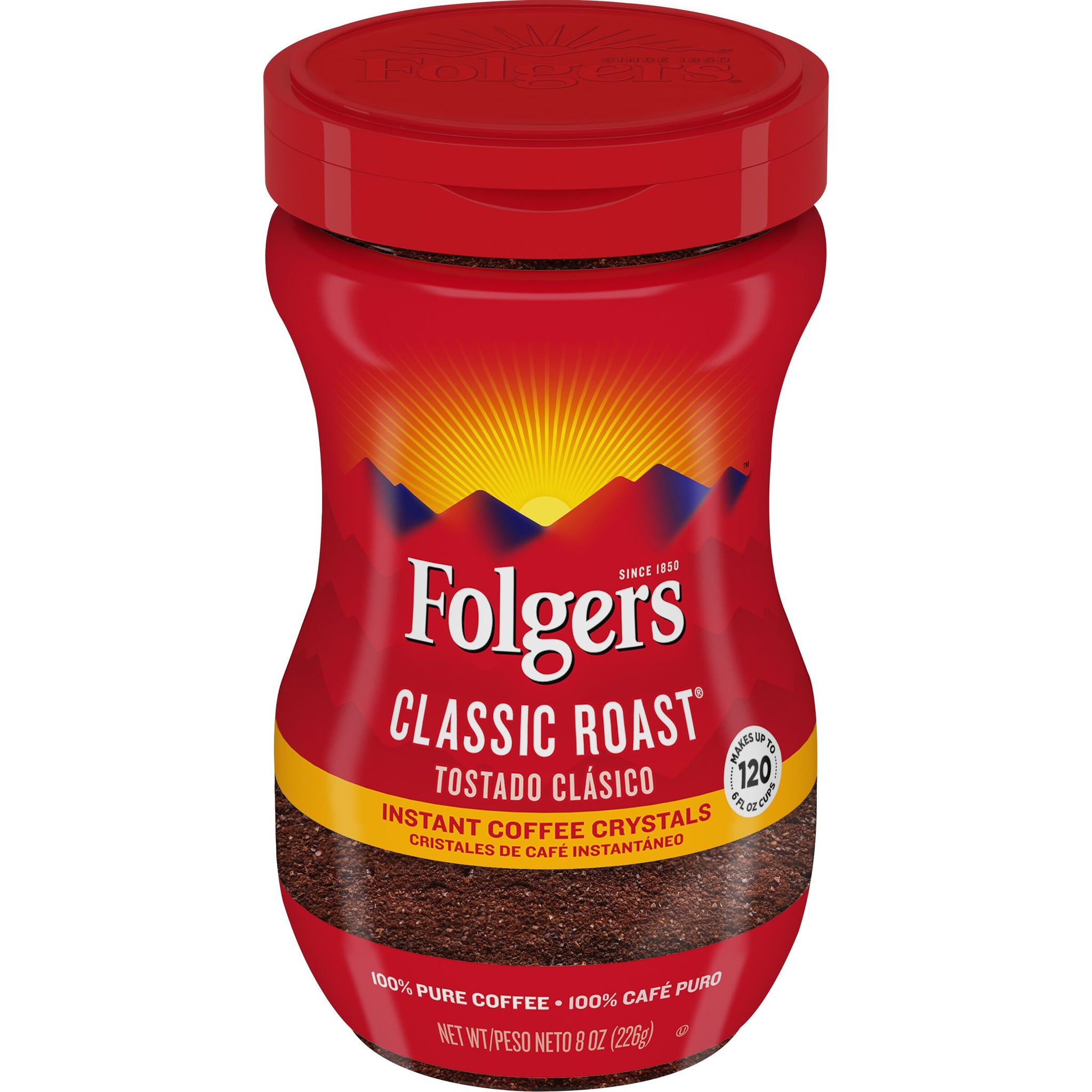 gre>Folgers Instant Coffee - 8oz