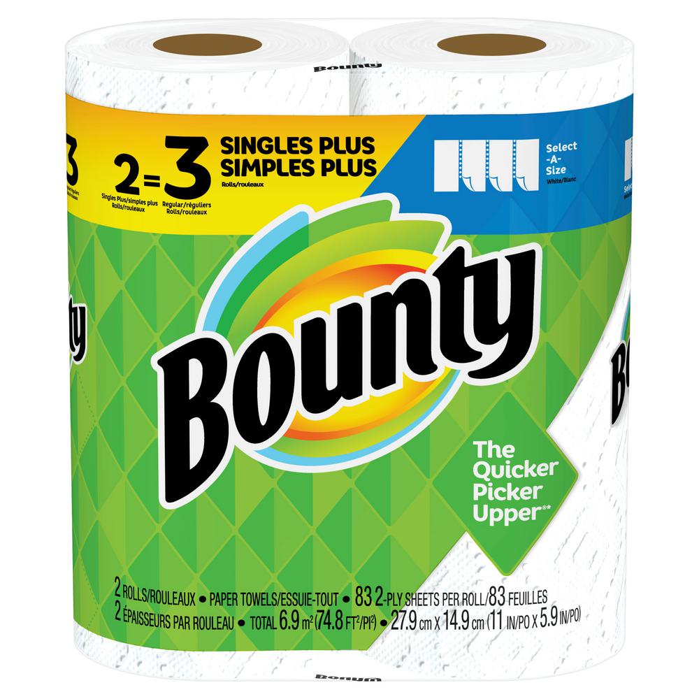 gre>Paper Towels - Bounty 2 rolls