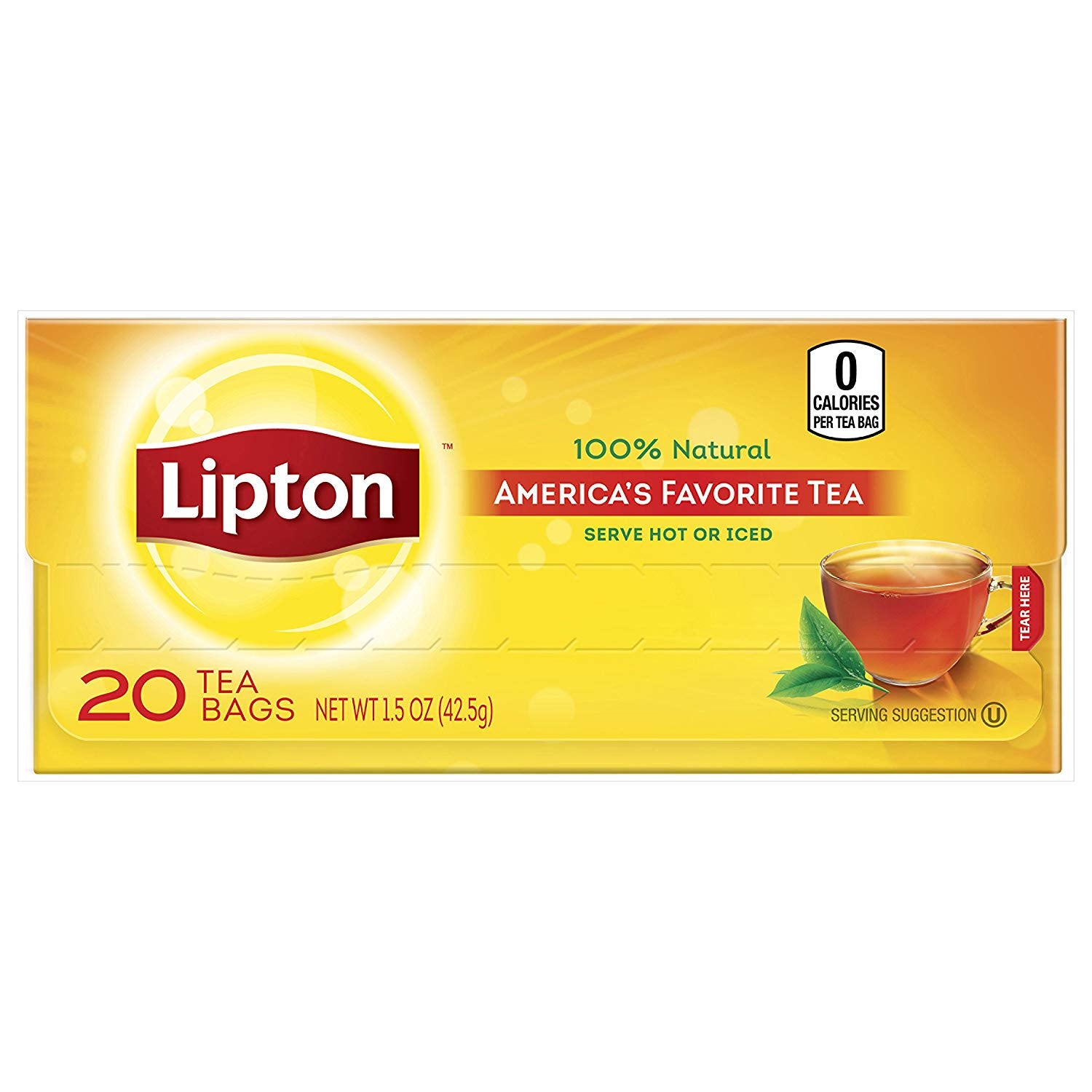 gre>Lipton Yellow Label - 20 Tea Bags
