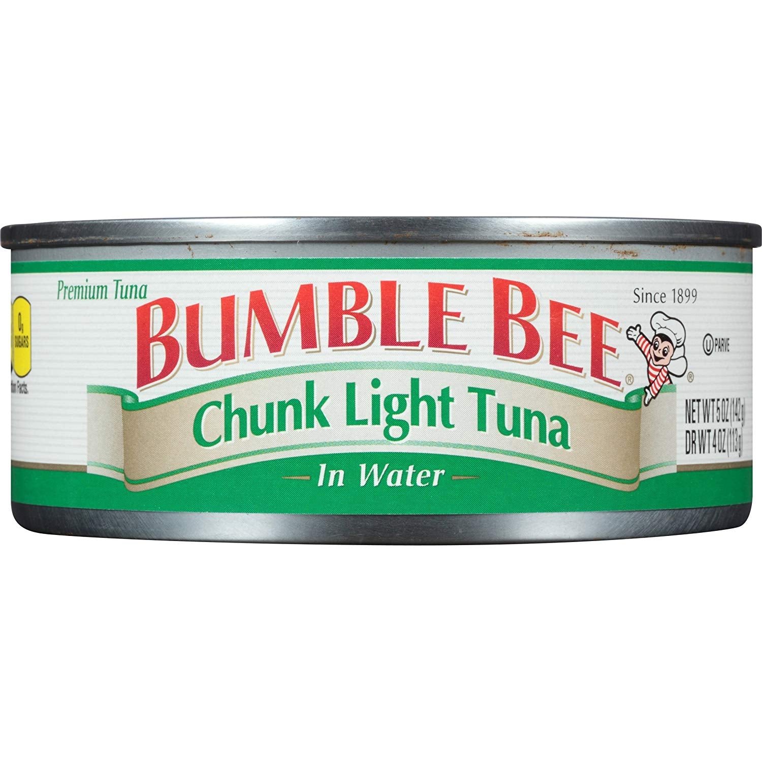 gre>Bumble Bee - Tuna In Water  chunk light - canned - 142g