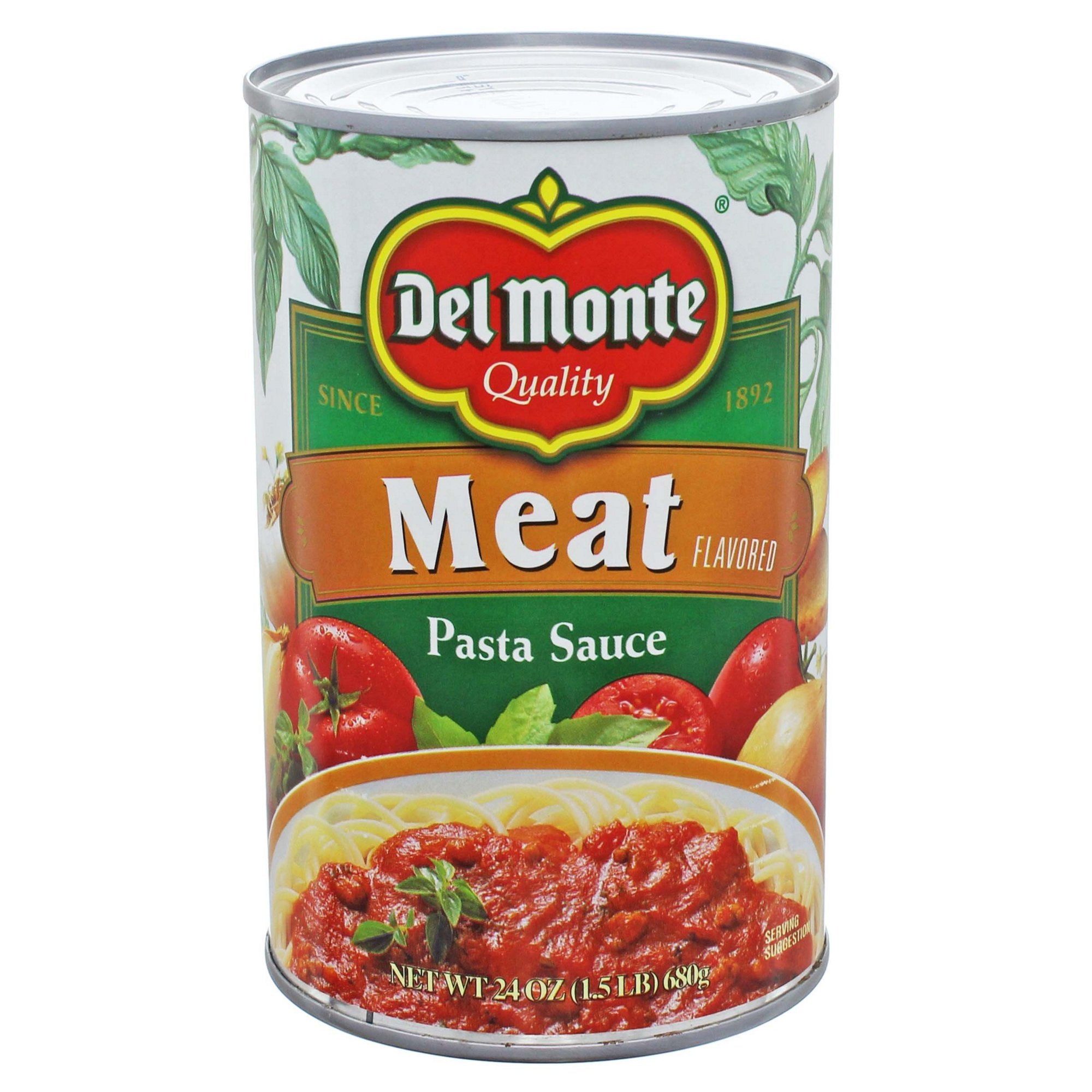 bel>Del Monte Pasta Sauce, Meat, 24oz