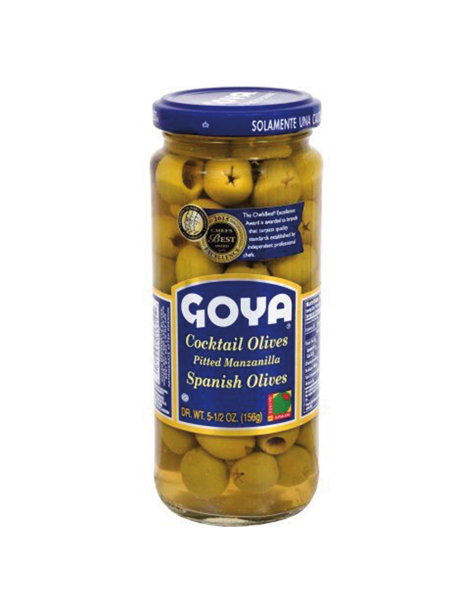 bel>Goya Olives, Pitted, Cocktail, Manzanilla 156 g