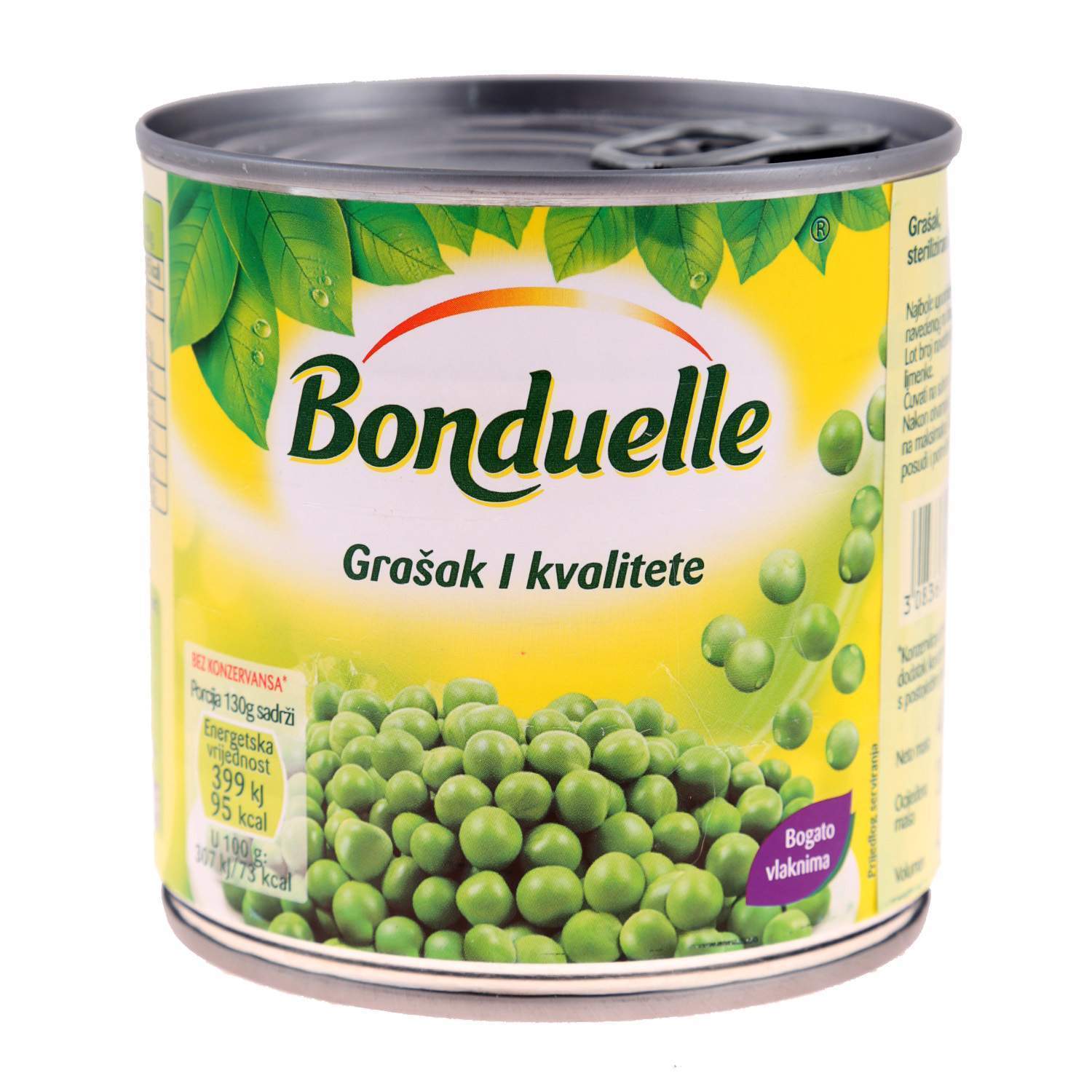 dub>Green peas 265g  Bonduelle