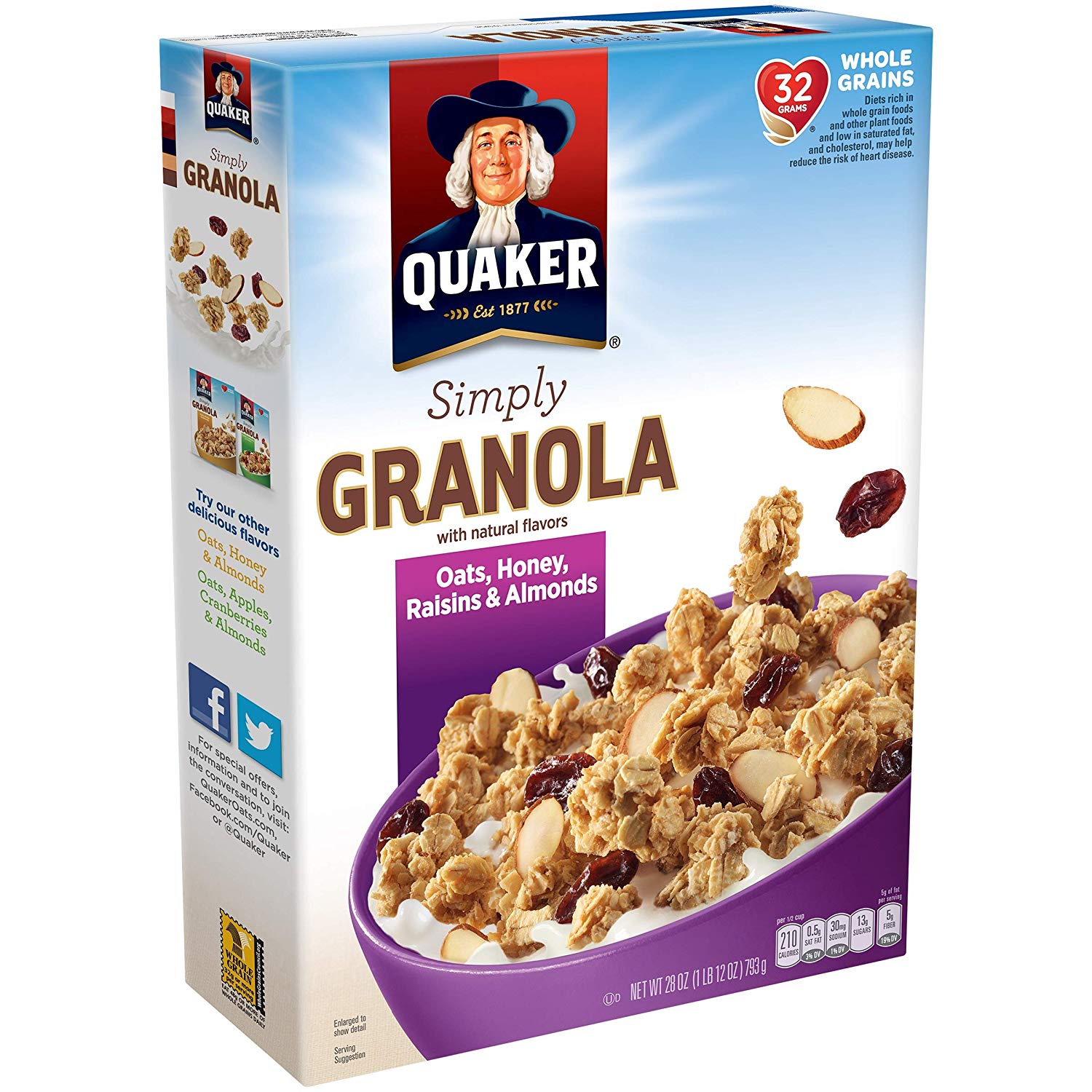 tah>Quaker Granola Cereals 300g