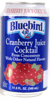 aba>Bluebird Cranberry Juice, 11.5oz