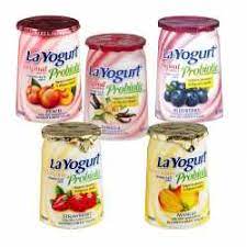 aba>La Yogurt, Assorted Fruit Yoghurt, 6oz (170g)