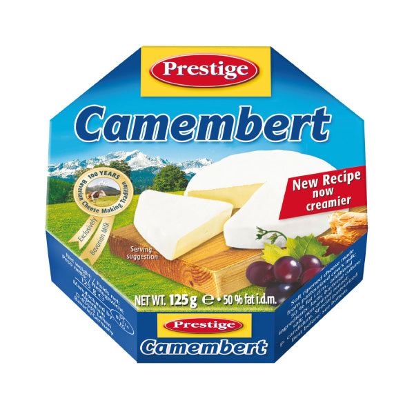 tha>Prestige Danish Camembert Cheese 125 gram