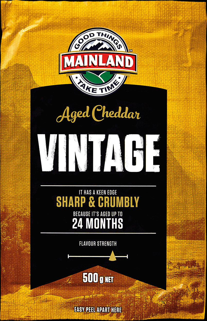 tha>Mainland vintage cheddar cheese 250 gram